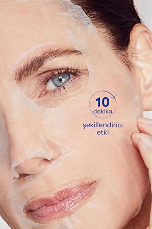 Nivea Cellular Expert Lift Yüz Kağıt Maskesi, Doğal Retinol Alternatifi Saf Bakuchiol, X3 Adet