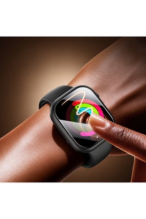 Apple Watch 7 8 9 41mm Uyumlu Kılıf Kasa Ve Ekran Koruyucu 360 Tam Koruma Kapak