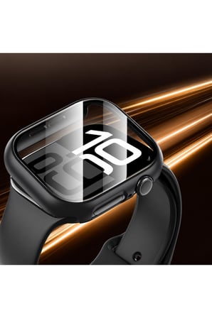 Apple Watch 7 8 9 41mm Uyumlu Kılıf Kasa Ve Ekran Koruyucu 360 Tam Koruma Kapak