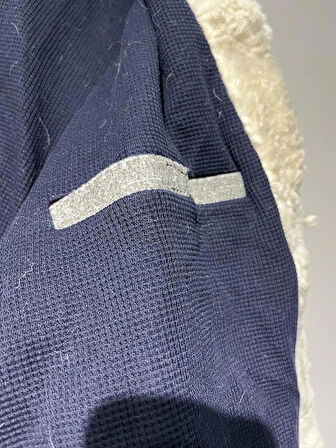 Vintage Oversize Retro Etnik Gökkuşağı Desenli Kürklü Ceket Lgdl3