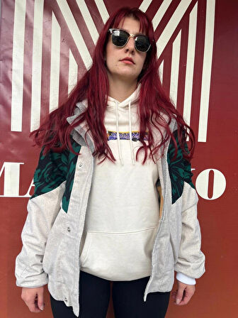 Vintage Oversize Retro Etnik Desenli Kürklü Ceket Gksb4