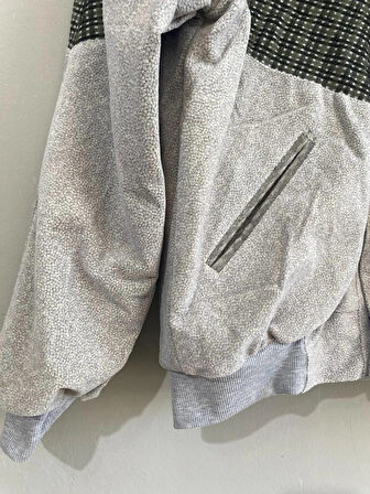Vintage Oversize Retro Etnik Desenli Kürklü Ceket Gedk4