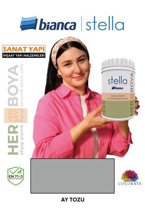Stella Su Bazlı Boya Fayans-Mermer-Tezgah-Kapı-Dolap-İç Cephe-Dönüşüm-Mutfak-Banyo-Plastik-Ahşap
