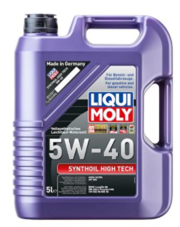 Liqui Moly Synthoil High Tech 5W-40 Motor Yağı 5 Litre (Üretim Yılı - 2023)