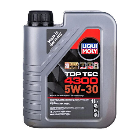 Liqui Moly 5W/30 2323 Top Tec 4300 1Lt (Dizel & Benzinli)