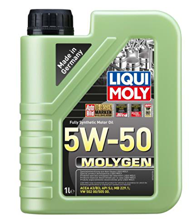 Liqui Moly Molygen New Generation 5W-50 Tam Sentetik 1 lt Benzin-Dizel Motor Yağı 