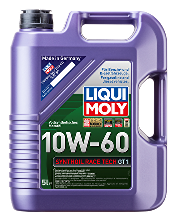 Liqui Moly Synthoil Race Tech GT1 10W-60 Motor Yağı 5 Litre (Üretim Yılı - 2023)