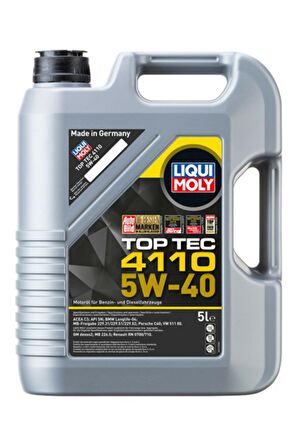 Liqui Moly Top Tec 4110 5W-40 Sentetik 5 lt Benzin-Dizel Motor Yağı 