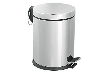 İzmir Fırça Luna 16  lt. paslanmaz pedallı  çöp kovası - 4100559523