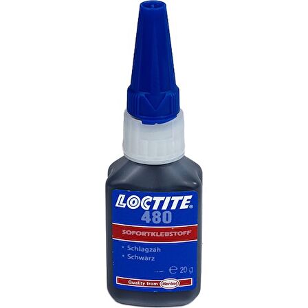Loctite 480 Kauçuk Takviyeli Hızlı Yapıştırıcı 20gr