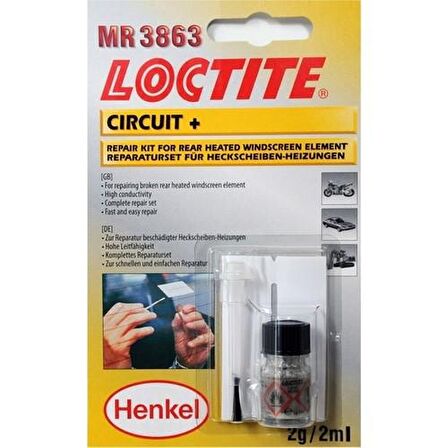 Henkel-Loctite Arka Cam Rezistans Tamir Kiti Mr 3863/2 Gr