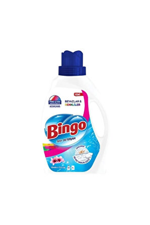 Bingo Çamaşır Deterjanı Beyaz Ve Renkliler Amber ve Beyaz Sabun 2600 ml 2 li Set