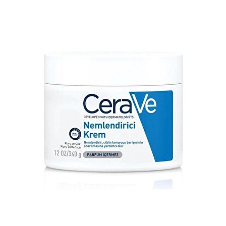 CERAVE NEMLENDİRİCİ KREM KURU VE ÇOK KURU CİLTLER İÇİN 340 ML