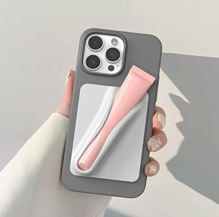 İpeksi Silikon Lipbalm Tutucu Yapışkanlı Telefon Kılıfı Aksesuarı