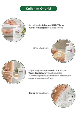 Sebamed Yüz ve Vücut Temizleyici Likit 750 ML