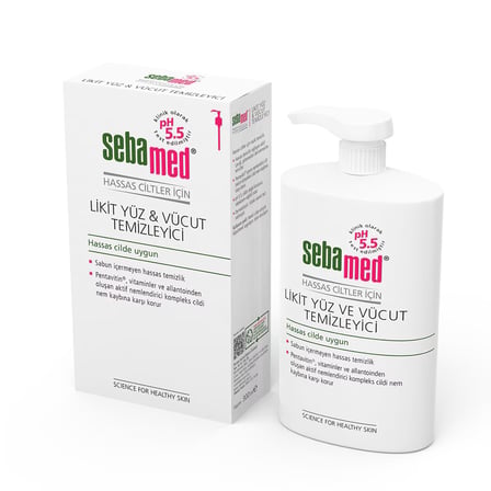 Sebamed Yüz ve Vücut Temizleyici Likit 300 ML