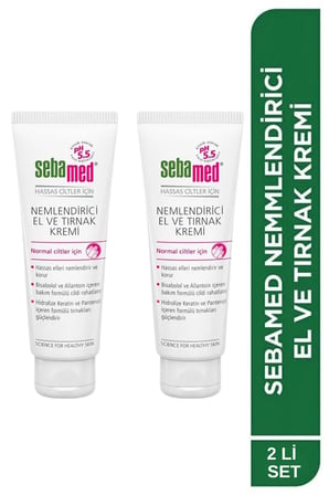 Nemlendirici El ve Tırnak Kremi 75 ml 2'li Set