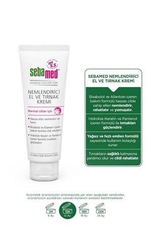 Nemlendirici El ve Tırnak Kremi Kuru ve Çatlayan Eller İçin 75 ml Törpü Hediye