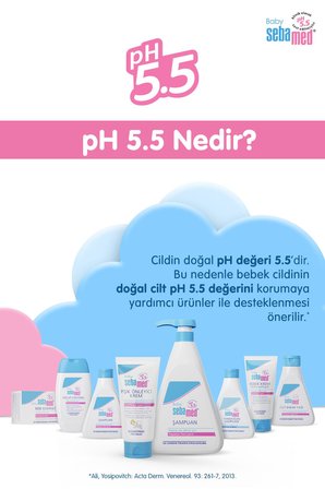 Bebek Şampuanı 500 ml x 2 Adet Seti pH 5.5 Göz Yakmayan Nemlendirici Silikon Lif Hediyeli