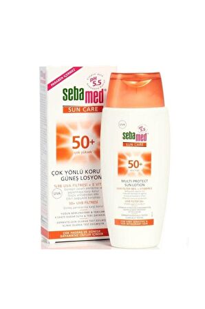 Sebamed Sun Care 50+ Faktör Yaşlanma Karşıtı Hassas Ciltler İçin Renksiz Güneş Koruyucu Losyon 150 ml