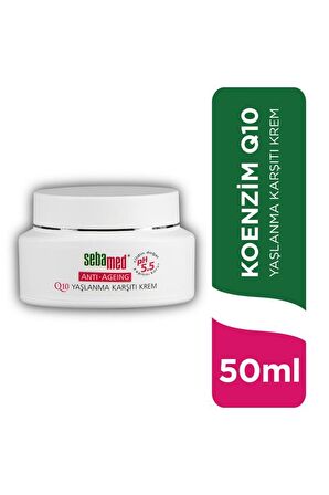 Sebamed Q10 Yaşlanma Karşıtı A,B,D,E,C Vitaminli 30 Yaş + Gece-Gündüz Göz Kremi 50 ml & Göz Kremii 15 ml 