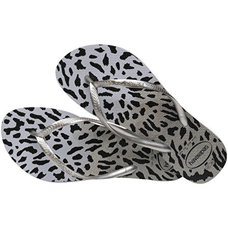 Slim Siyah Leopar Kadın Terlik