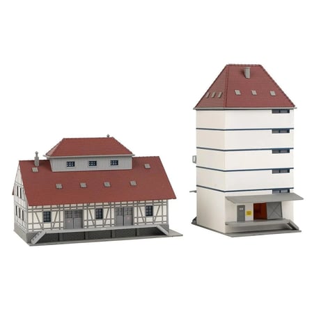 Faller 222223 Coop Aktarma Deposu Maketi 1/160 Ölçek Plastik Model