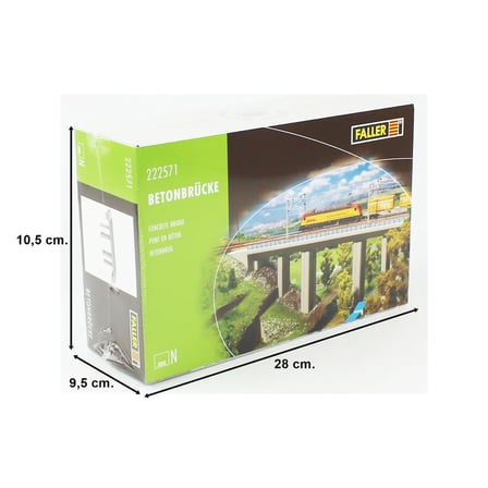 Faller 222571, 1/160 Beton Köprü plastik maketi