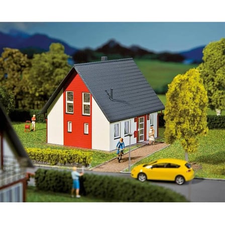 Faller 130315 Villa Maket Ev 1/87 Ölçek Kırmızı Beyaz