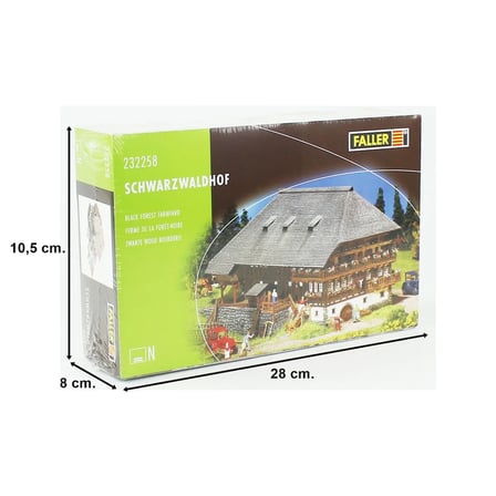 Faller 232258 Kara Orman Çiftlik Evi Maketi 1/160 Ölçek Plastik Model