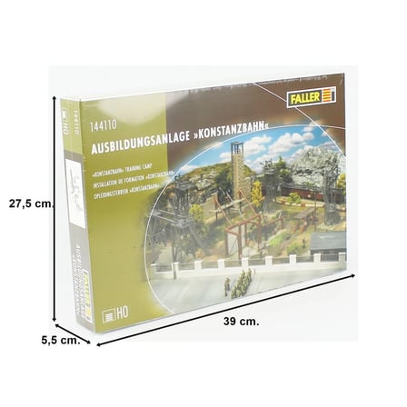 Faller 144110, 1/87 Konstanzbahn Askeri Eğitim Kampı plastik maketi