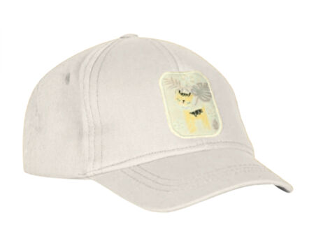 KEDİ NAKIŞLI KIZ SİPERLİ ŞAPKA