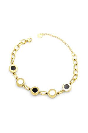 Blg Zincir Bileklik - Altın