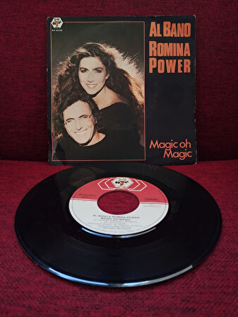 Al Bano & Romina Power – Magic Oh Magic - 1985 Belçika Basım 45 lik Plak-2.el