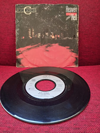 C.C. Catch – Heaven And Hell - 1986  Avrupa Basım 45 lik Plak-2.el
