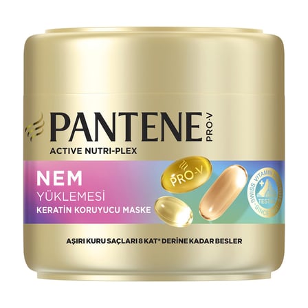 Pantene Kesintisiz Nem Takviyesi Maske 300 Ml - 3 Adet