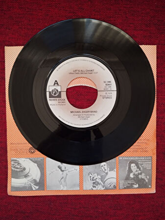 The Michael Zager Band – Let’s All Chant - 1978 Hollanda Basım 45lik Plak-2.EL