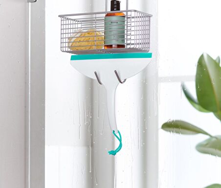 Banyo Sileceği, Beyaz/Yeşil