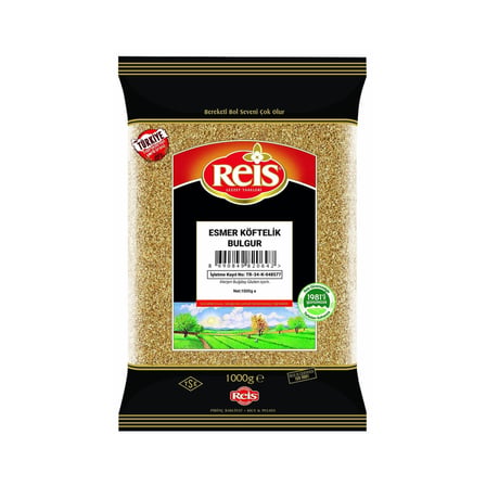 REİS Esmer Bulgur 1Kg Köftelik İnce Kırım Bulgur