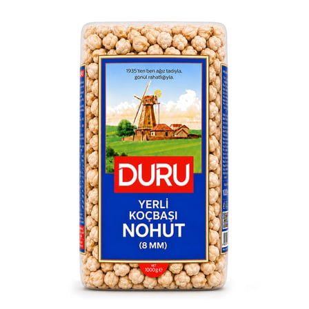 Duru Yerli Koçbaşı Nohut 1 Kg - 6 Adet