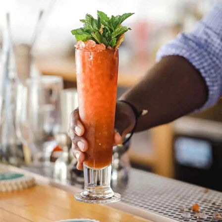 Paşabahçe 12'li Çın Çın 41099 Uzun Bira Kokteyl Meşrubat Bardağı 405 cc