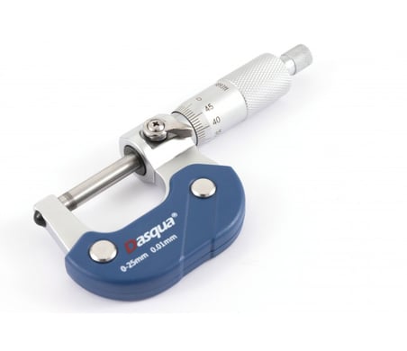 Dasqua 25-50Mm Mekanik Dış Çap Mikrometre 0.01Mm Krom Kaplama 4111-5210