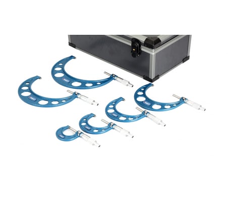 Dasqua 0-150Mm 6 Parça Mekanik Mikrometre Seti 0.001Mm 4111-8220