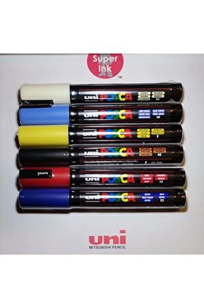 Uni Posca Unı Posca Pc-5m 6'lı Set