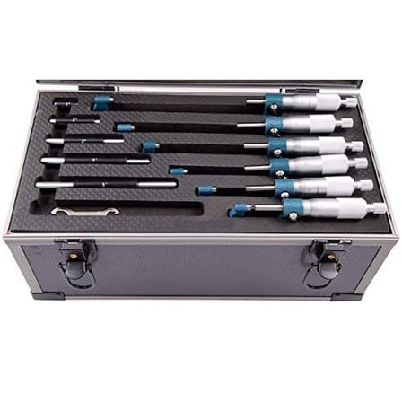 Dasqua 6-12'' 6 Parça Mekanik Mikrometre Seti 0.0001'' 4112-0213