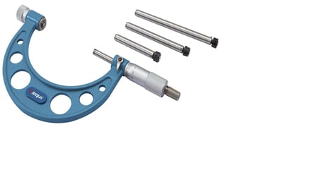 Dasqua 150-175Mm Değiştirilebilir Uçlu Dış Çap Mekanik Mikrometre 4112-7435