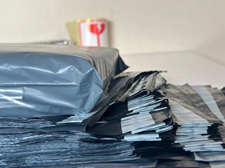 500 ADET - Cepli Kargo Poşeti 25x30x5 cm , E-ticaret Gönderi Zarfı, Posta Malzemeleri Paketleme Ambalajı Tükeniyor