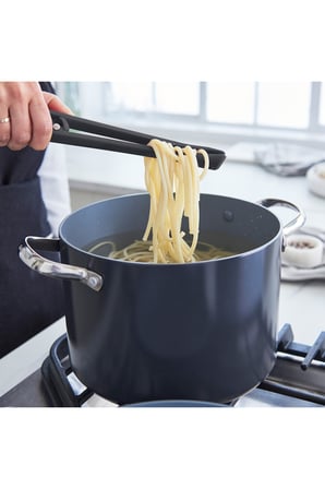  GreenPan Silikon Kilitli Maşa Gri | Platinum Silicone | BPA İçermez | 200°C Isıya Dayanıklı |