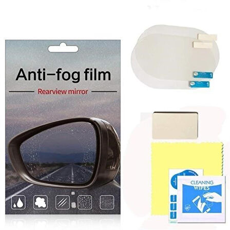 caselka® Araç Ayna Yağmur Kaydırıcı ve Cam Buğu Önleyici Film