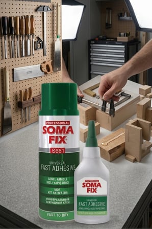 Somafix Mdf Yapıştırcı Seti 100 Ml+ 25 Gr